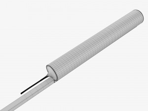 Fireworks Rocket 04 3D Model