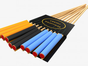 Fireworks Rocket 04 10-Pack 3D Model