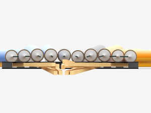 Fireworks Rocket 04 10-Pack 3D Model