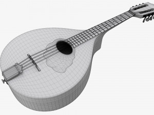 Flat Mandola 3D मॉडल
