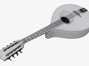 Flat Mandola 3D Model