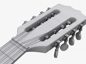 Flat Mandola 3D मॉडल