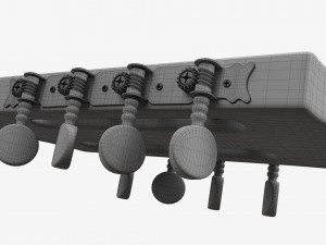 Flat Mandola 3D मॉडल