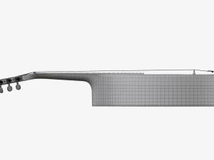 Flat Mandola 3D Model
