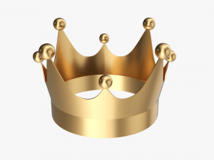 Gold Crown 04 3D 모델