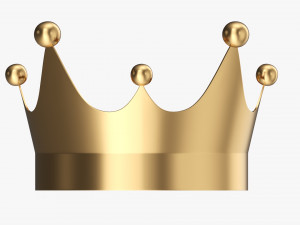 Gold Crown 04 3D 모델