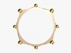 Gold Crown 04 3D 모델