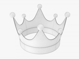 Gold Crown 04 3D 모델