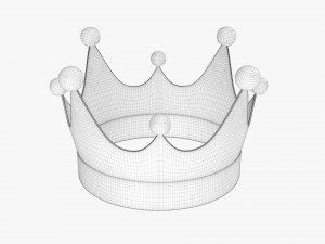 Gold Crown 04 3D 모델