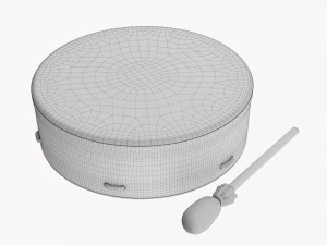 Hand Drum 3D Model