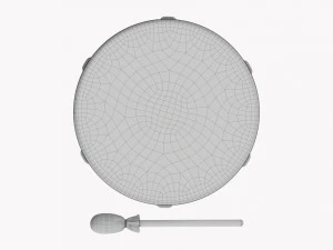 Hand Drum 3D Model