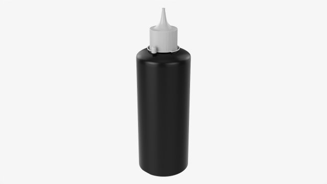 Hydrogen Peroxide Plastic Bottle 3D 模型 .c4d .max .obj .3ds .fbx .stl .blend 