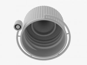 Hydrogen Peroxide Plastic Bottle 3D 模型