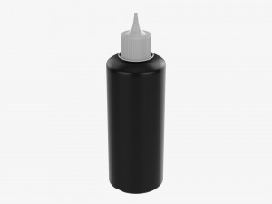 Hydrogen Peroxide Plastic Bottle 3D 模型