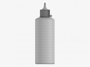 Hydrogen Peroxide Plastic Bottle 3D 模型