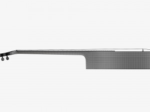 Irish Bouzouki String Instrument 3D Model