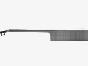 Irish Bouzouki String Instrument 3D Model