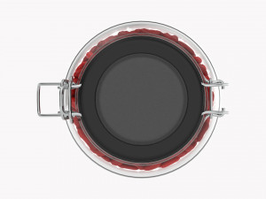 Kitchen Glass Jar With Contents 01 3D Model