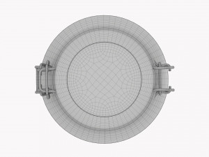 Kitchen Glass Jar With Contents 03 Modelo 3D