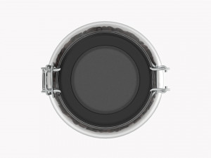 Kitchen Glass Jar With Contents 04 3D-Modell