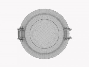 Kitchen Glass Jar With Contents 05 Model 3D