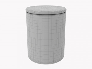 Kitchen Glass Jar With Contents 06 3D Модель