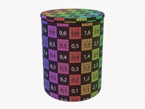 Kitchen Glass Jar With Contents 06 3D Модель