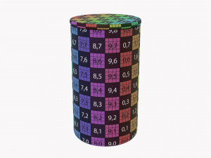 Kitchen Glass Jar With Contents 07 3D Modell