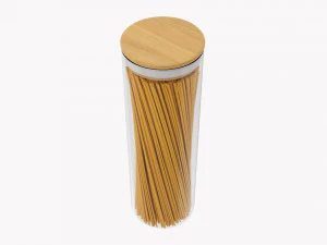 Kitchen Glass Jar With Contents 09 3D Model