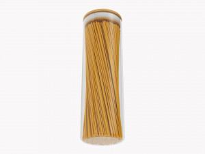 Kitchen Glass Jar With Contents 09 3D Model