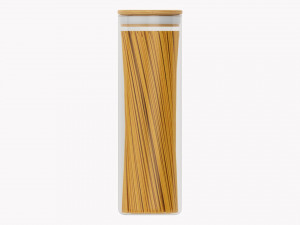 Kitchen Glass Jar With Contents 09 3D Model
