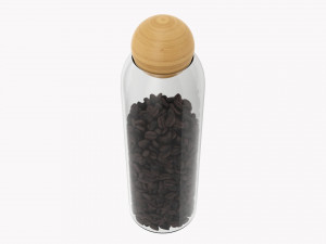 Kitchen Glass Jar With Contents 10 3D Model