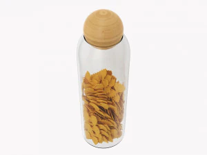 Kitchen Glass Jar With Contents 12 3D Model