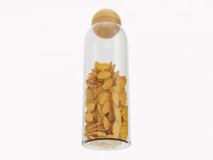 Kitchen Glass Jar With Contents 12 3D Model