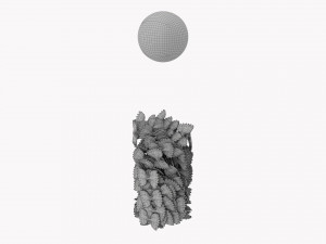 Kitchen Glass Jar With Contents 12 3D Model