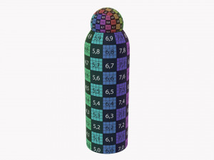 Kitchen Glass Jar With Contents 12 3D Model