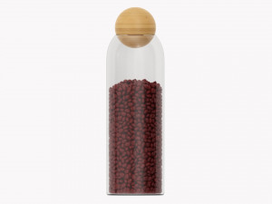 Kitchen Glass Jar With Contents 13 Modelo 3D