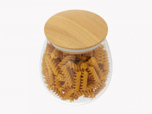 Kitchen Glass Jar With Contents 15 Modello 3D