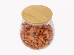 Kitchen Glass Jar With Contents 16 3D Model
