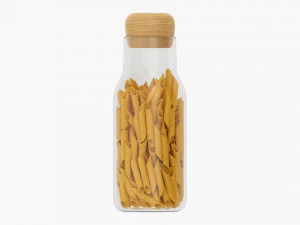 Kitchen Glass Jar With Contents 17 3D Model