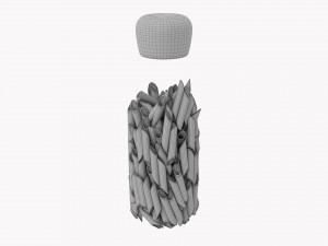 Kitchen Glass Jar With Contents 17 3D 모델
