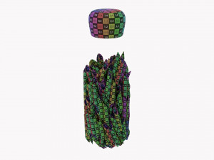 Kitchen Glass Jar With Contents 17 3D 모델