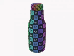 Kitchen Glass Jar With Contents 17 3D Model