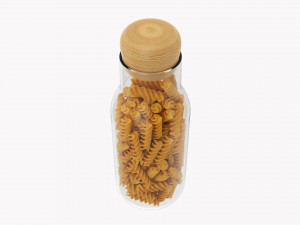 Kitchen Glass Jar With Contents 18 3D-Modell