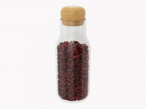 Kitchen Glass Jar With Contents 19 Modelo 3D