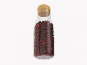 Kitchen Glass Jar With Contents 19 3D 모델
