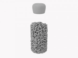 Kitchen Glass Jar With Contents 19 3D 모델