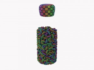 Kitchen Glass Jar With Contents 19 3D 모델