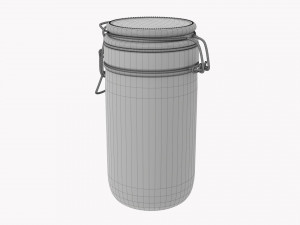 Kitchen Glass Jar With Contents 22 3D 모델
