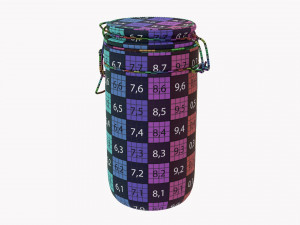Kitchen Glass Jar With Contents 22 3D 모델
